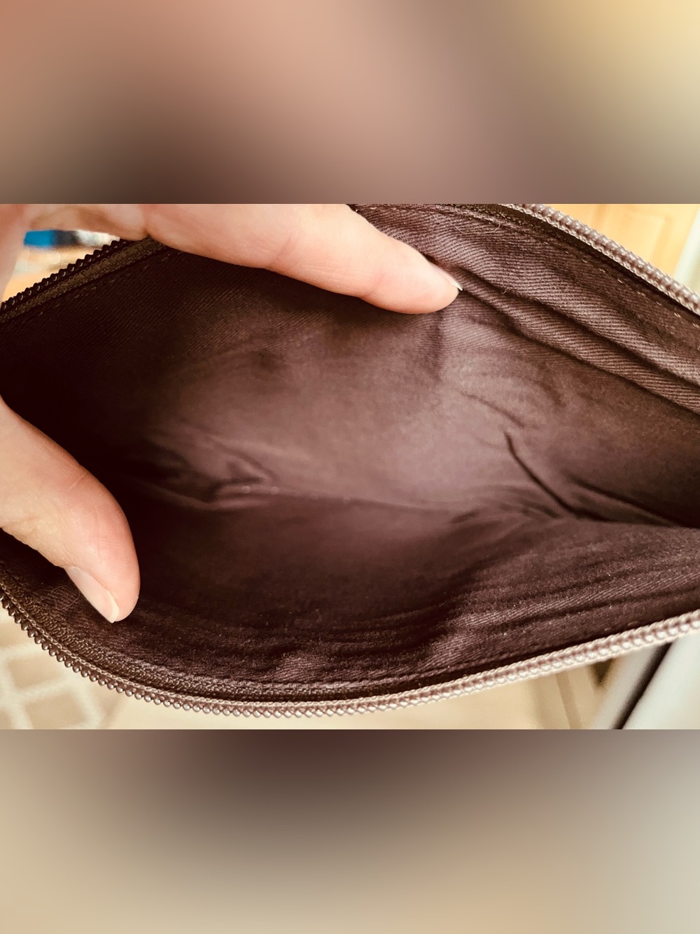 Fossil Reissue Revival Whiskey Leather Slim Clutch Pouch - Picture 6 of 6